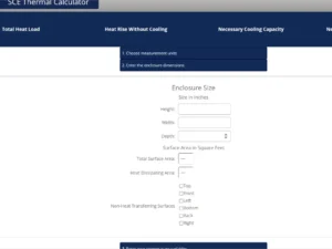Calculadora térmica SCE